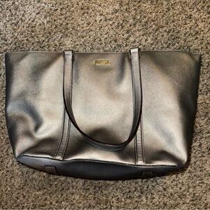 Authentic Kate Spade Metallic Silver Tote